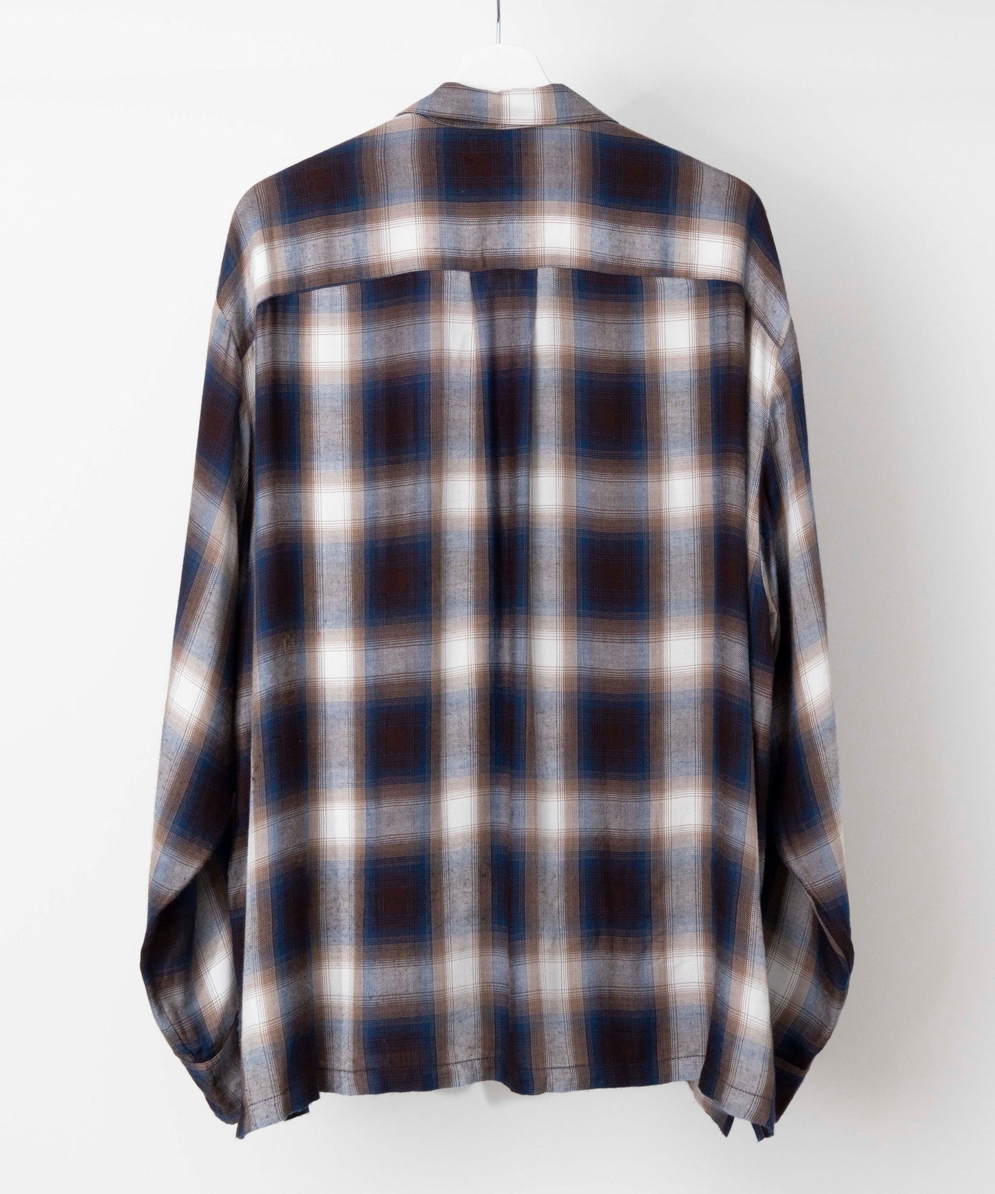 Rayon ombre check shirts