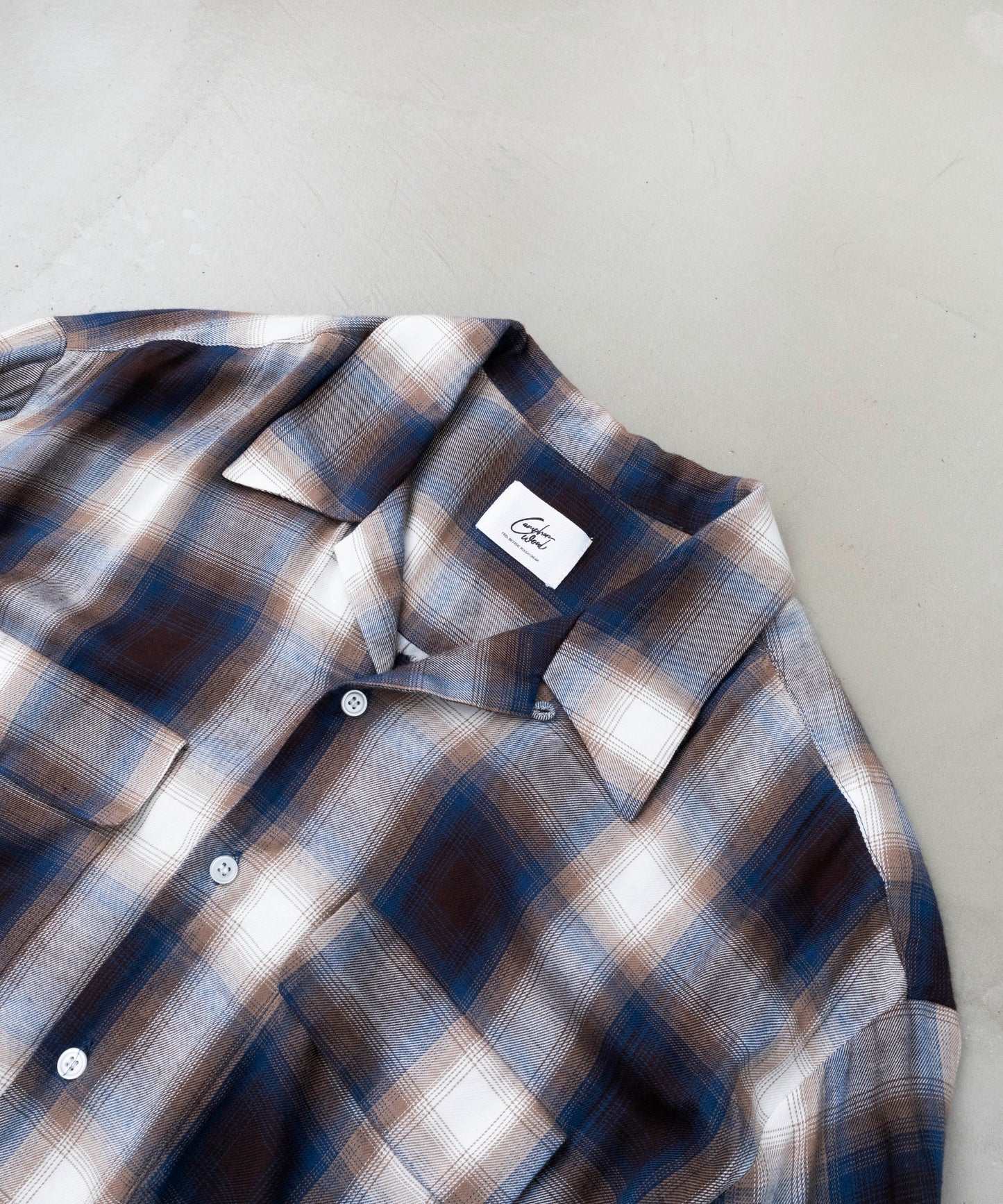 Rayon ombre check shirts