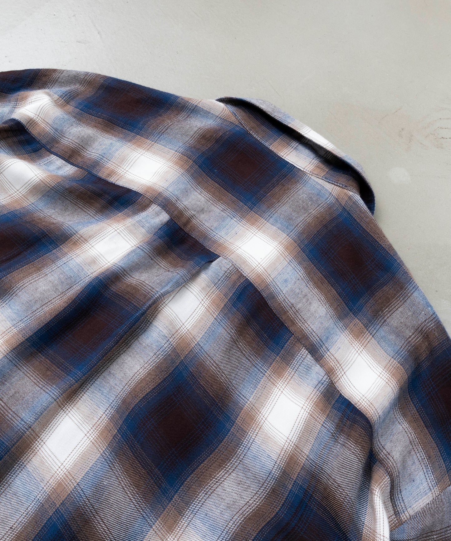 Rayon ombre check shirts