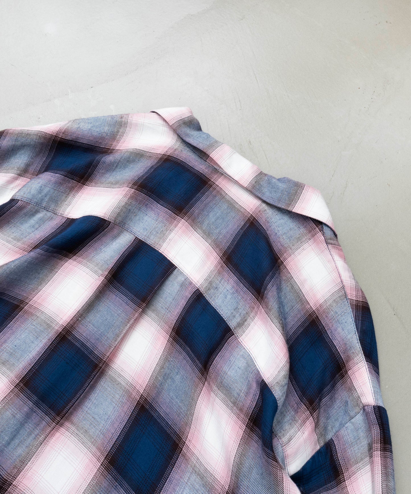 Rayon ombre check shirts