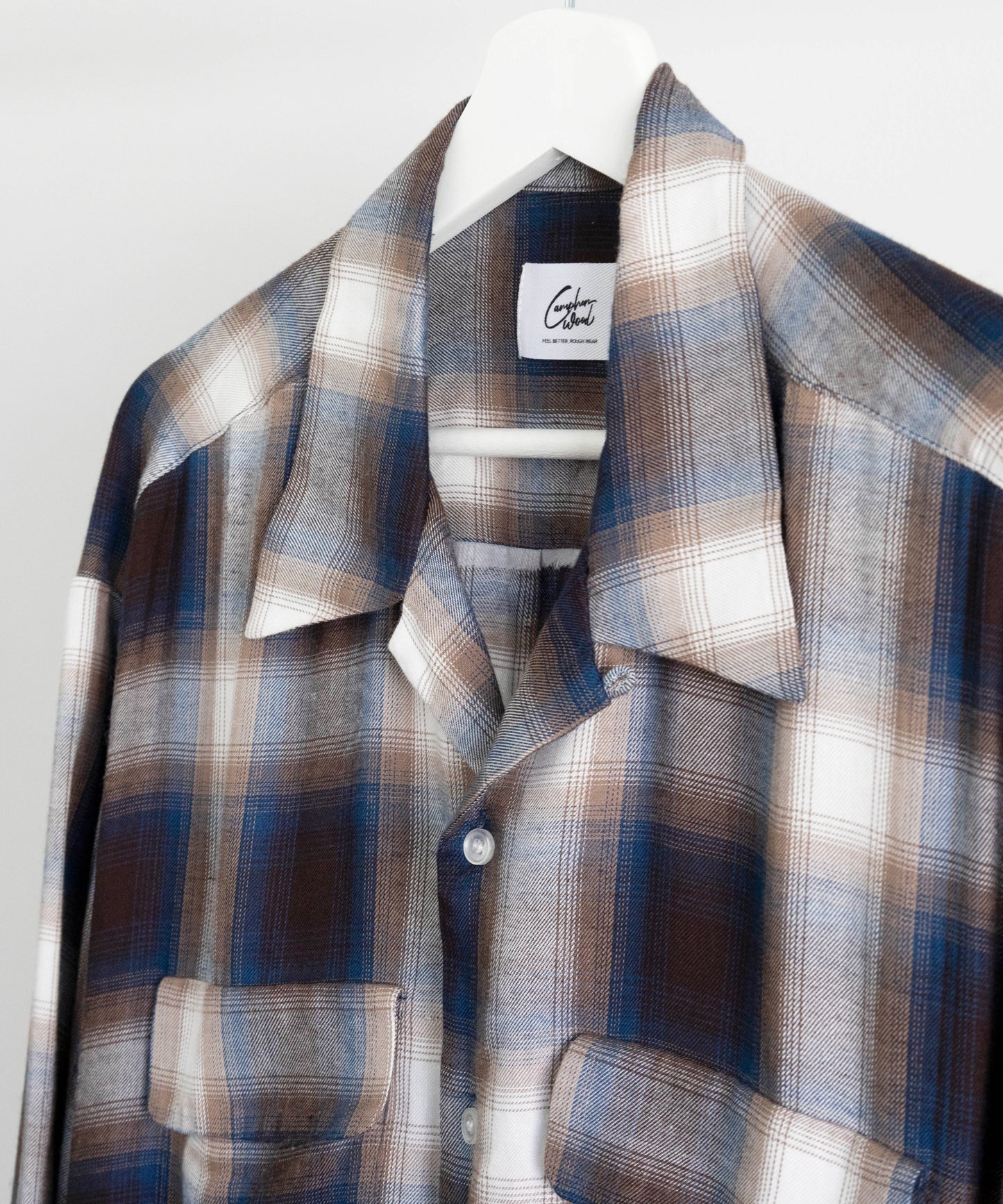 Rayon ombre check shirts