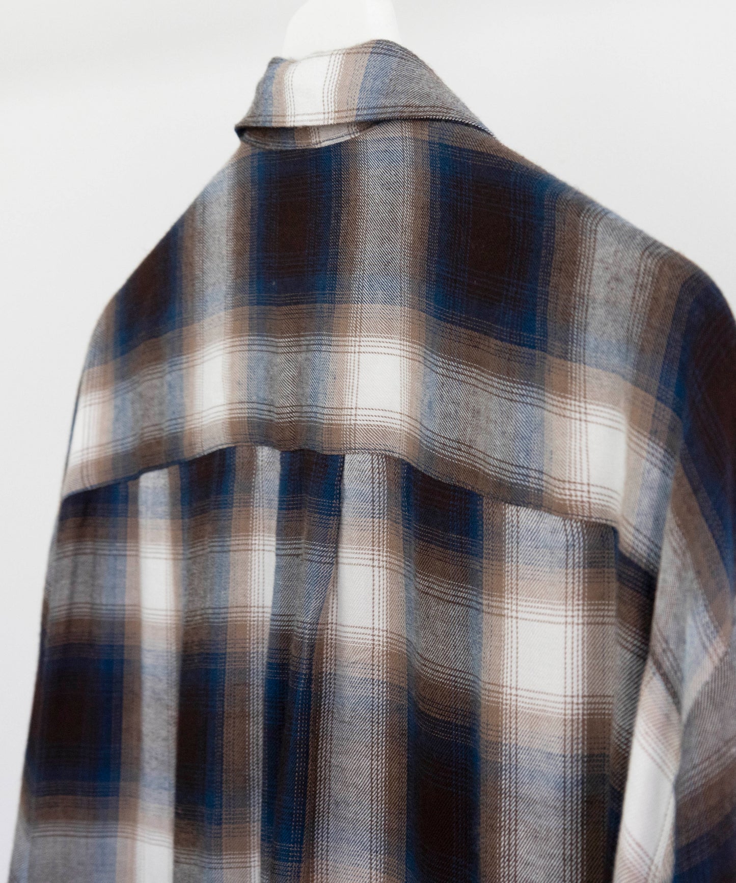 Rayon ombre check shirts