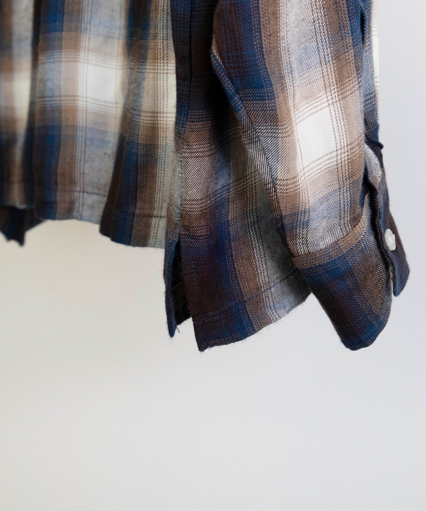 Rayon ombre check shirts