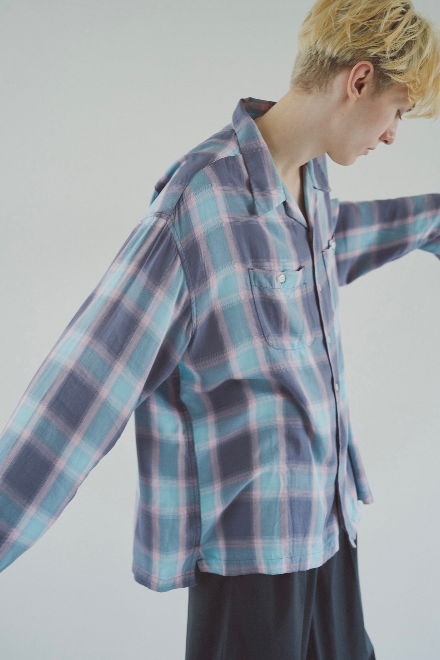 Rayon ombre original check shirts