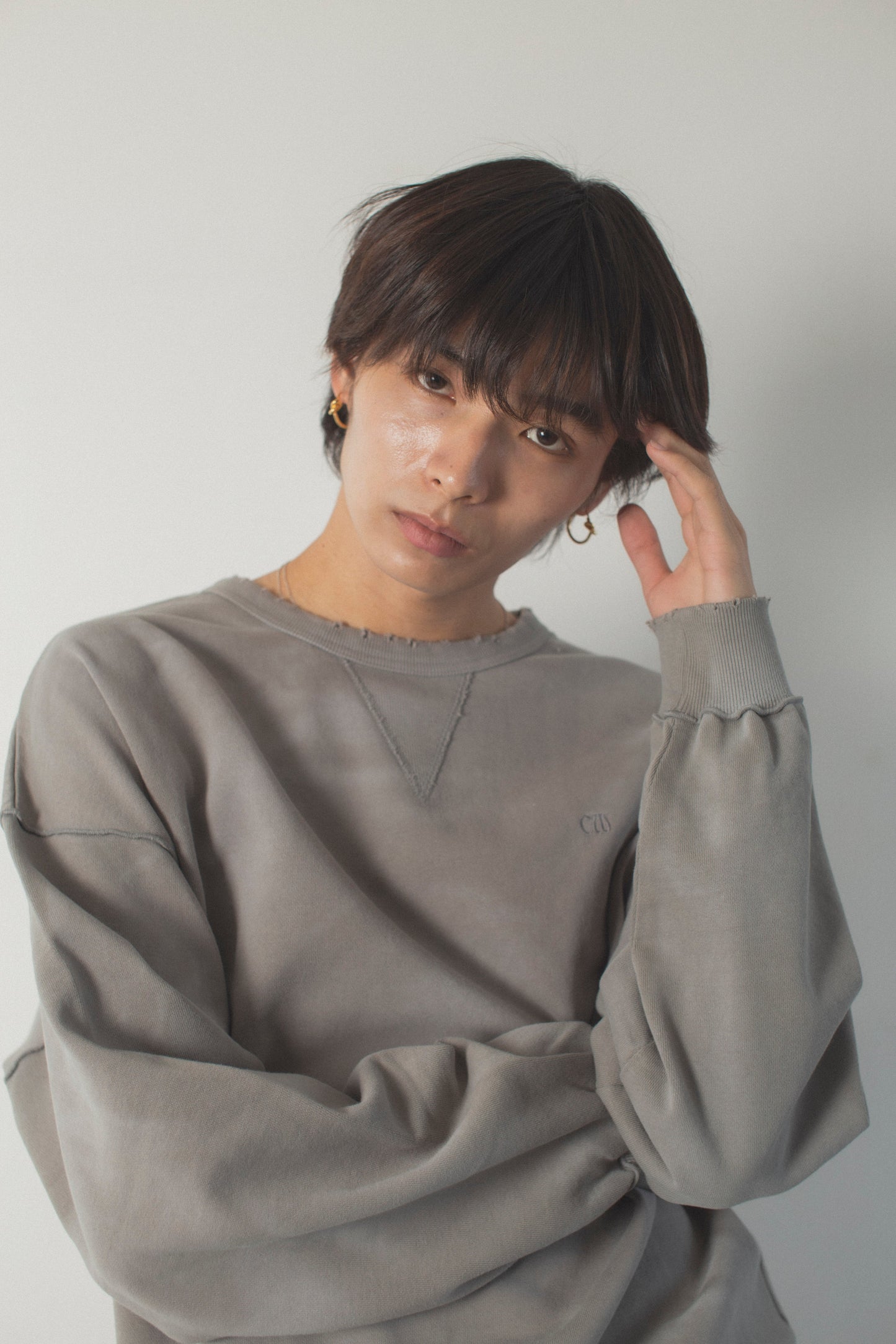 damage fade processing cw logo sweat