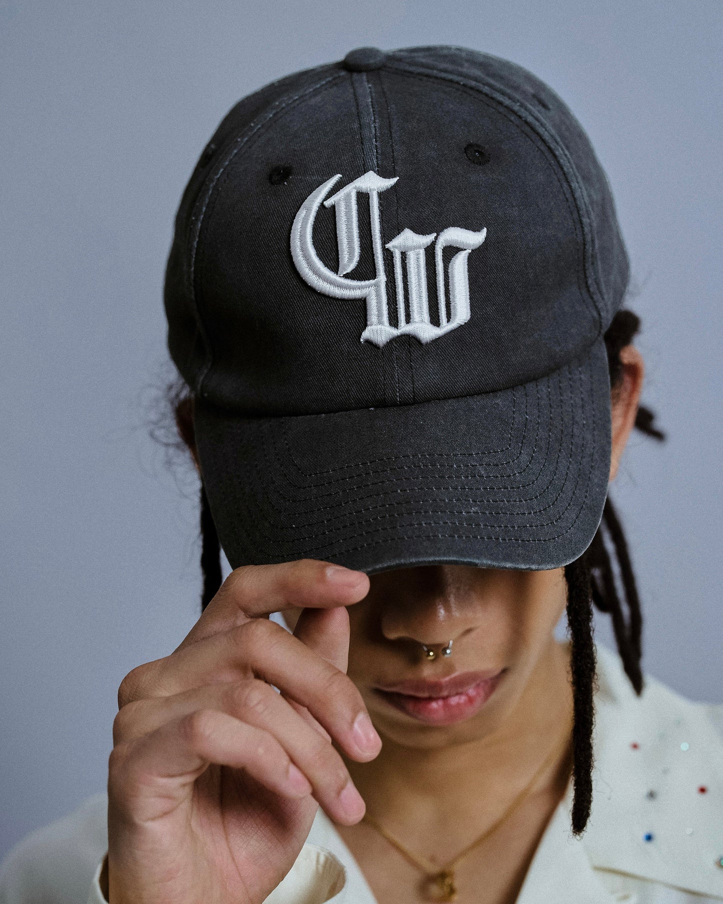 faded logo baseball cap