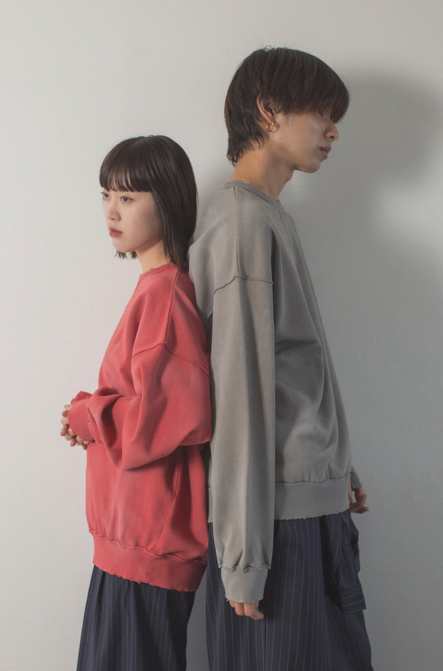 damage fade processing cw logo sweat