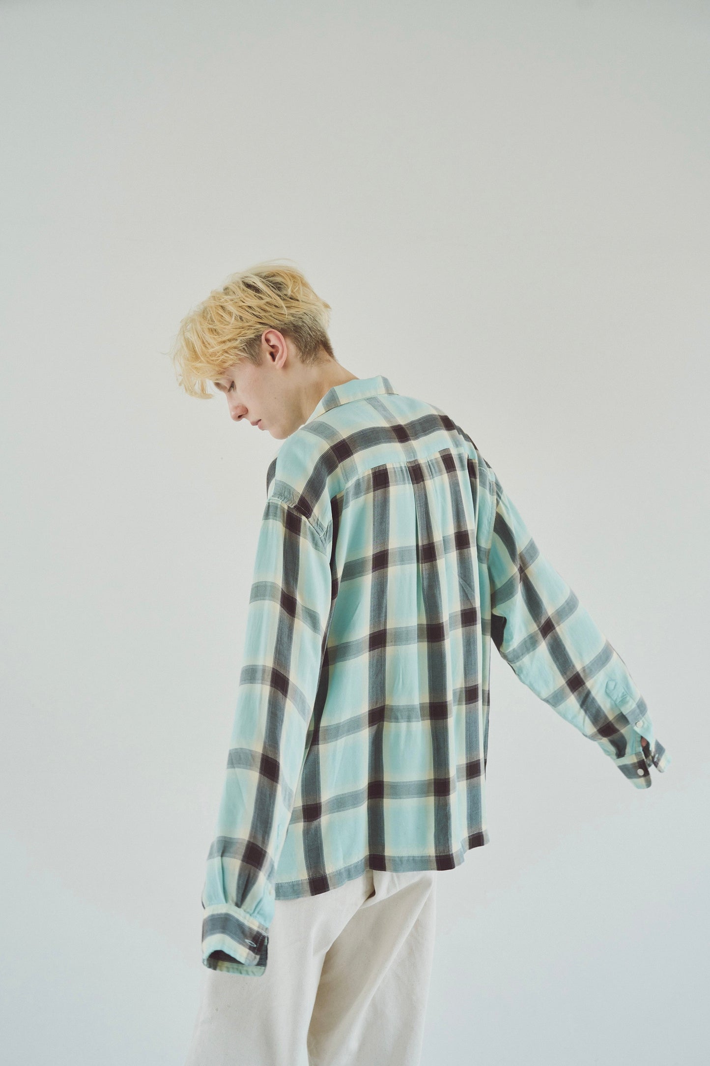 Rayon ombre original check shirts