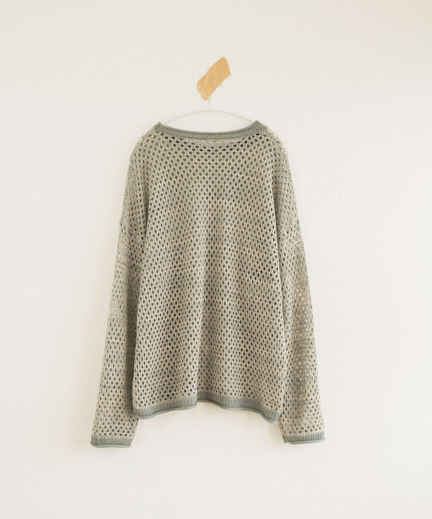 mech knit bicolor tops