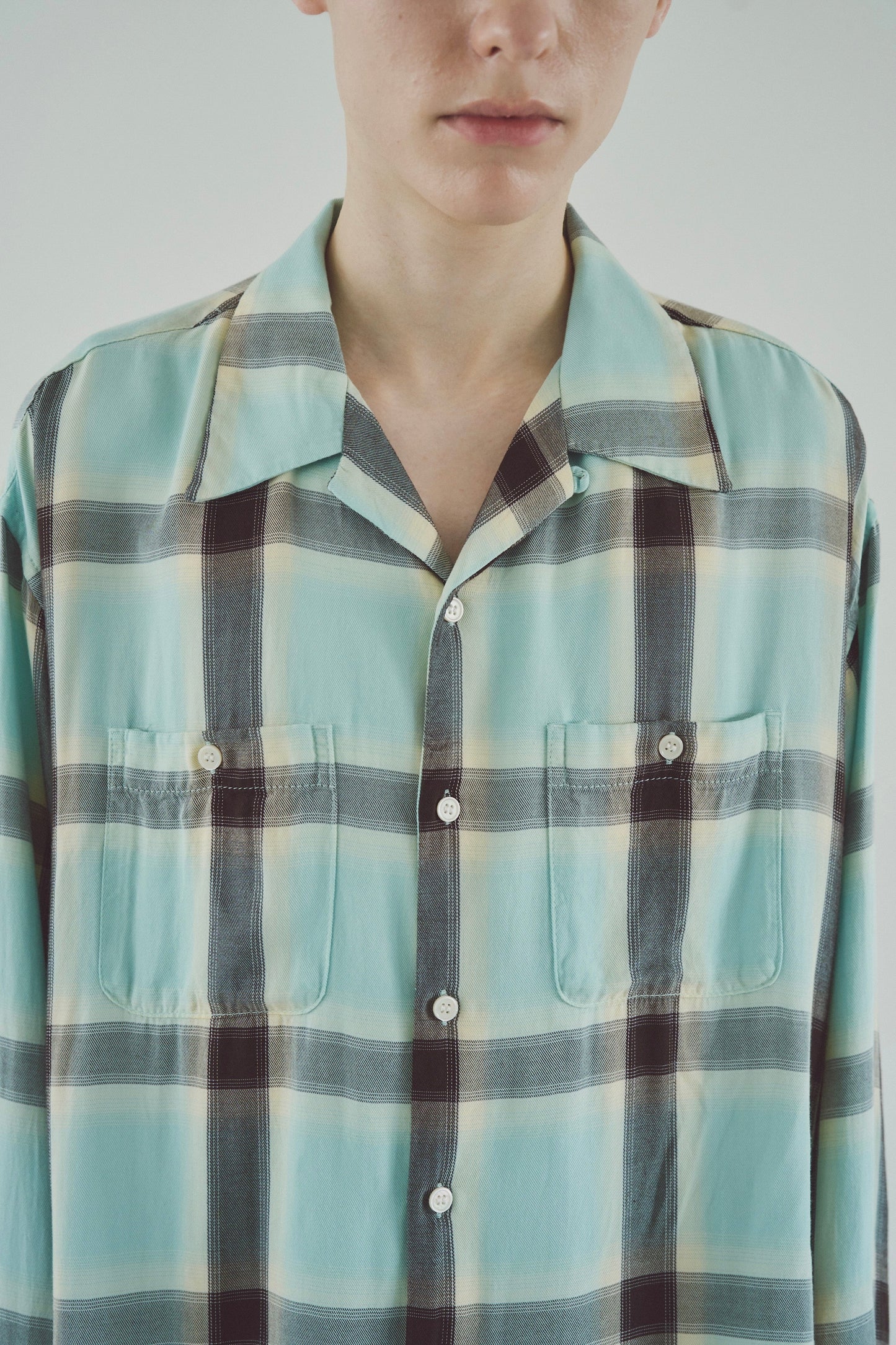 Rayon ombre original check shirts