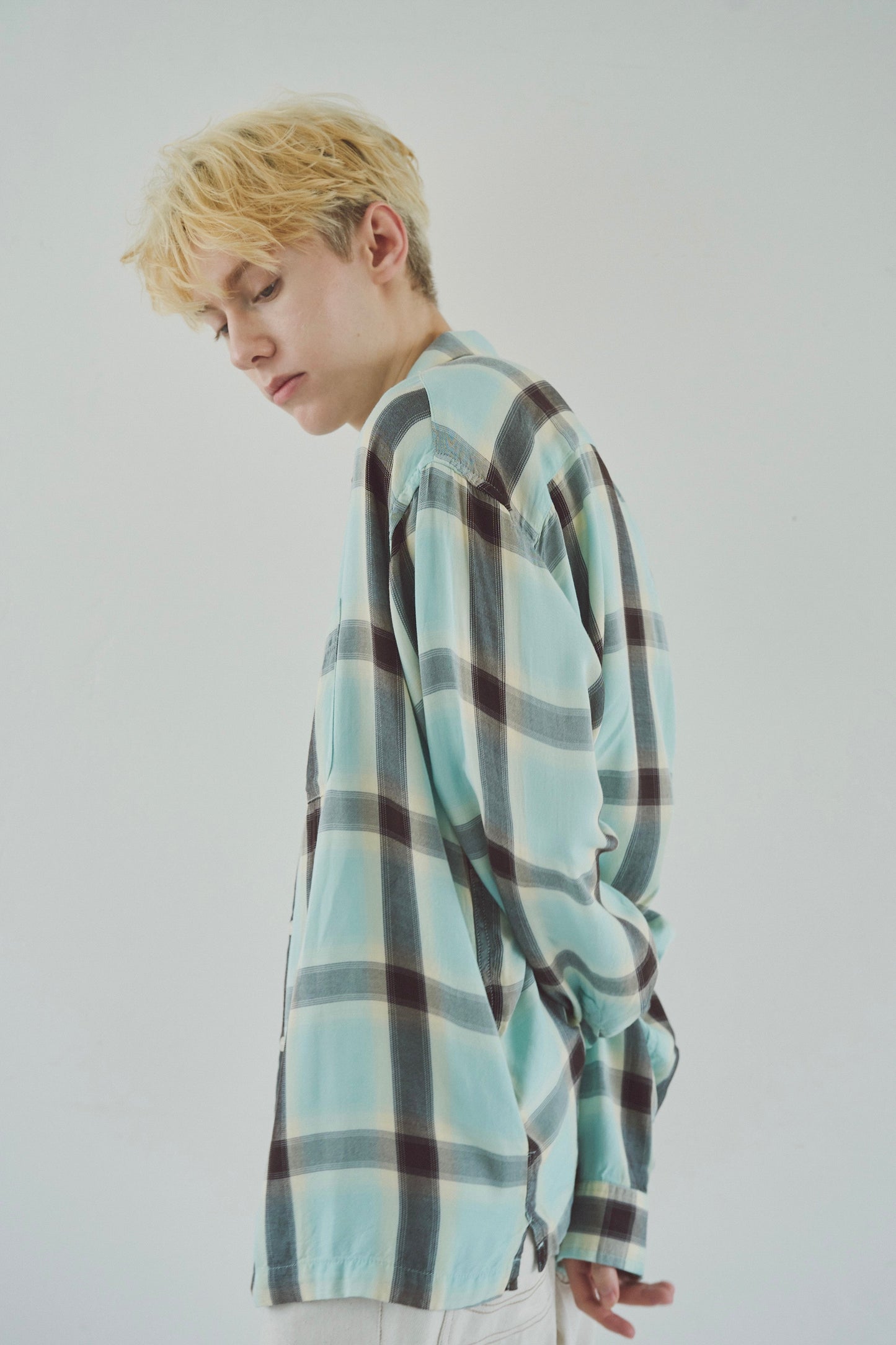 Rayon ombre original check shirts