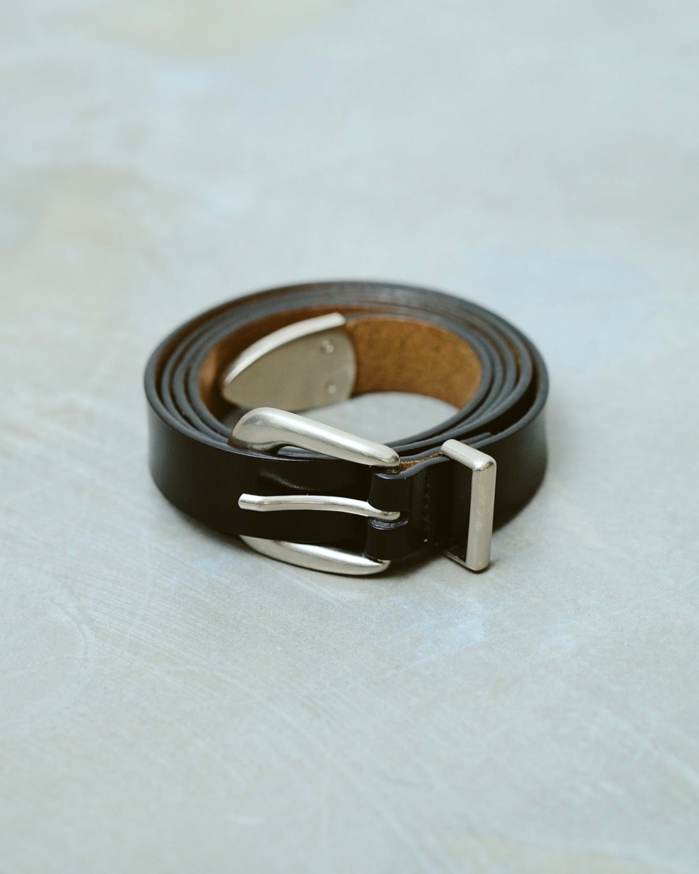 western recycle cow leather belt