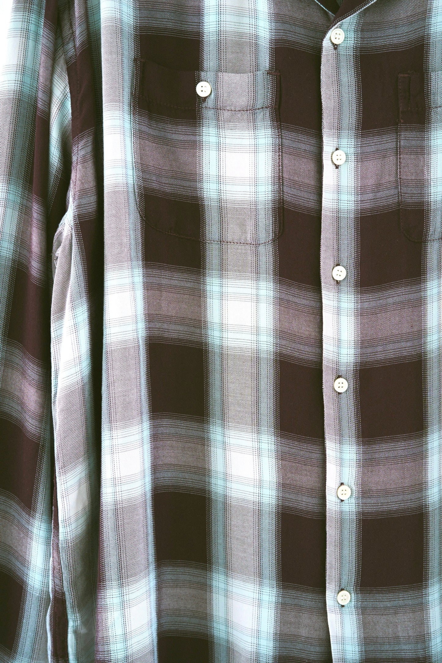 Rayon ombre original check shirts