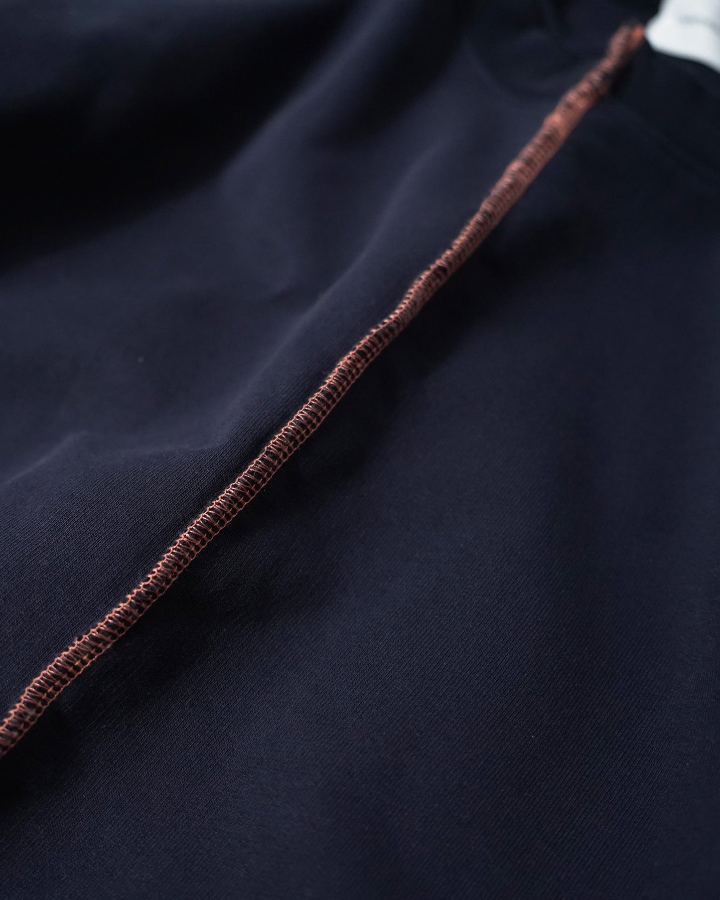 patchwork inside-out stiching sweat
