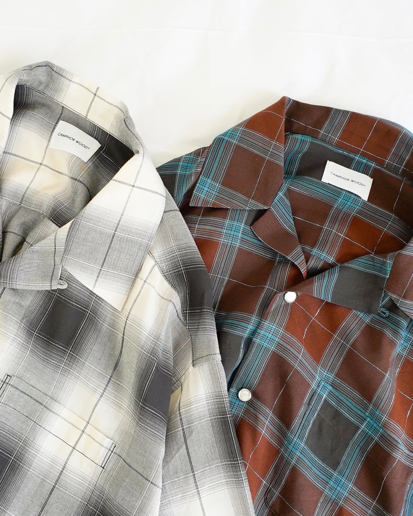 rame ombre rayon check l/s shirt