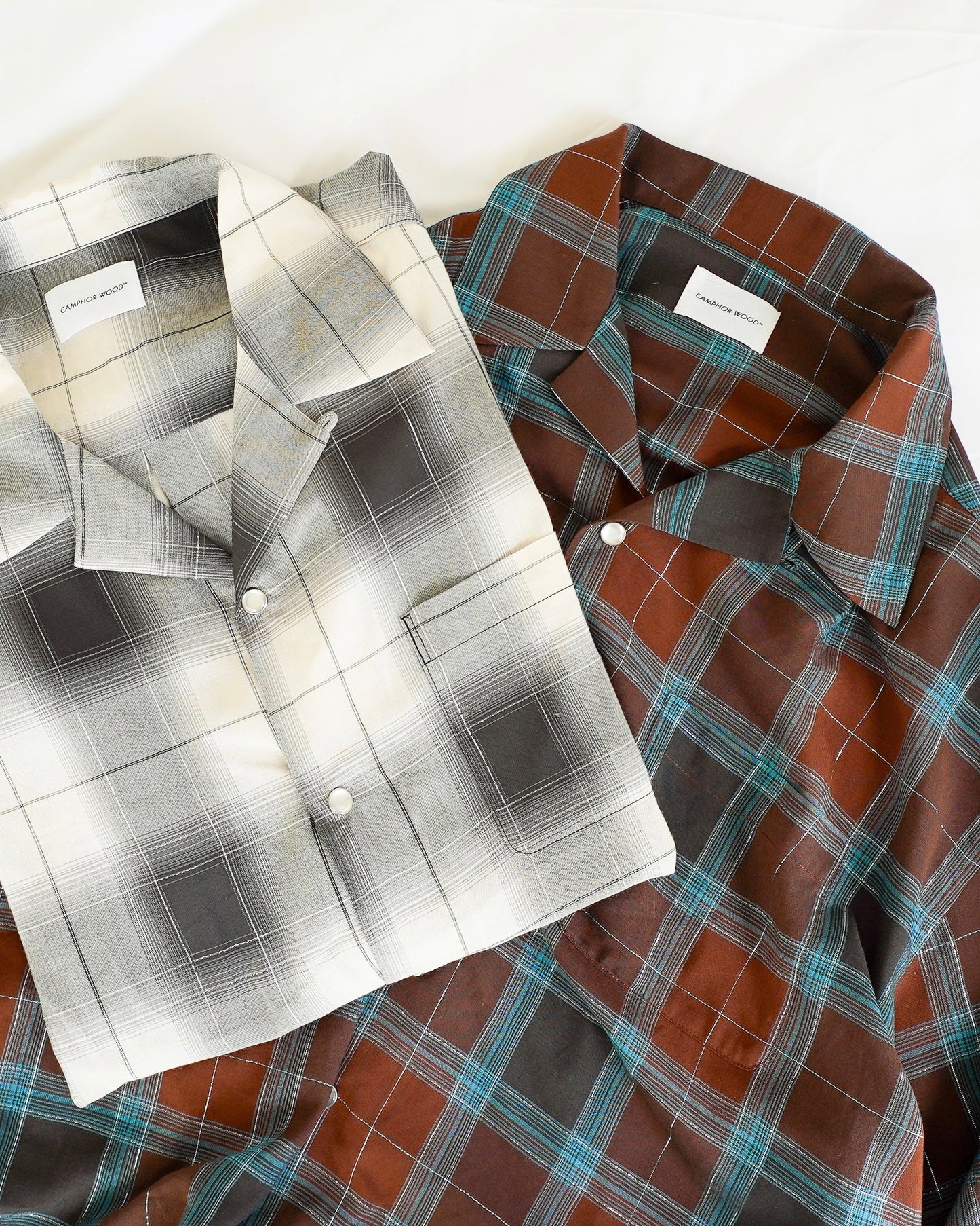 rame ombre rayon check l/s shirt