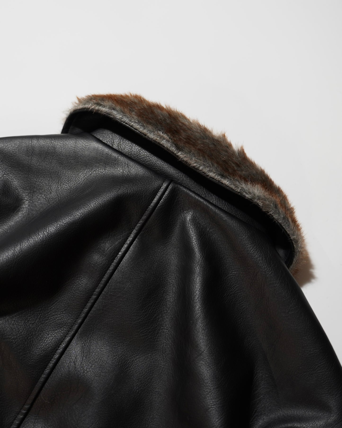 leather/fur faux reversible flight jacket (発送予定:2025年11月上旬~)