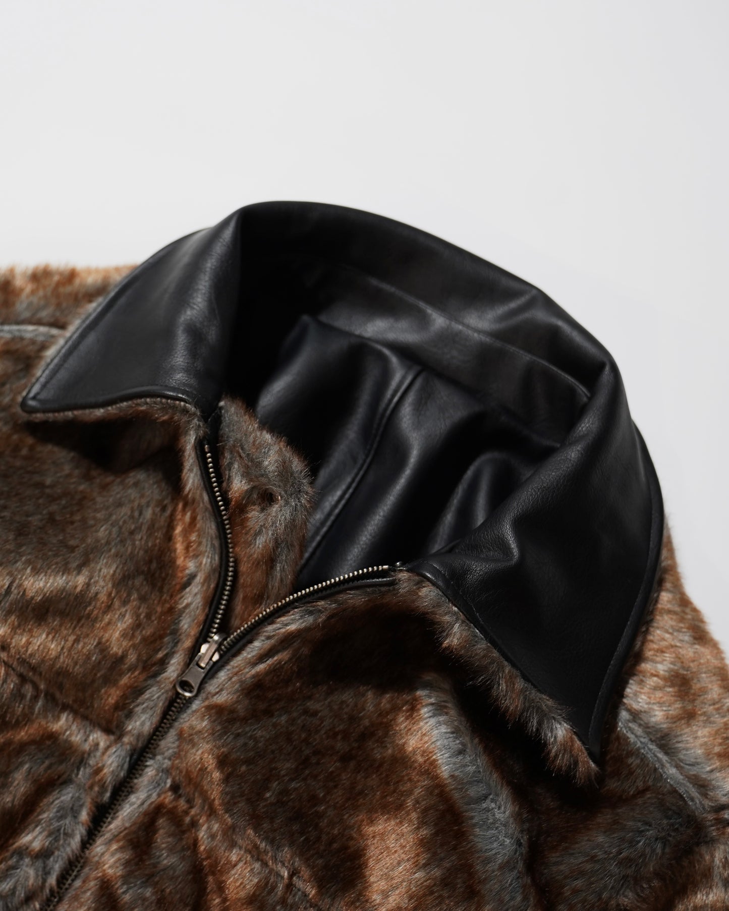 leather/fur faux reversible flight jacket (発送予定:2025年11月上旬~)
