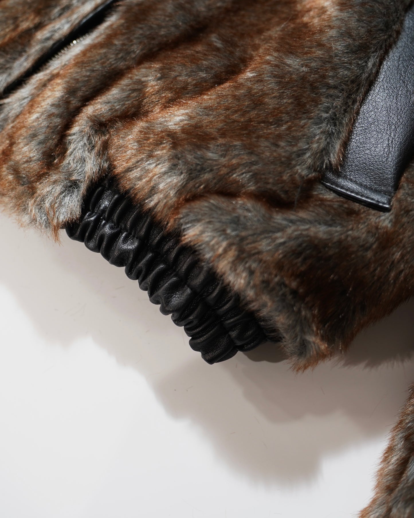 leather/fur faux reversible flight jacket (発送予定:2025年11月上旬~)