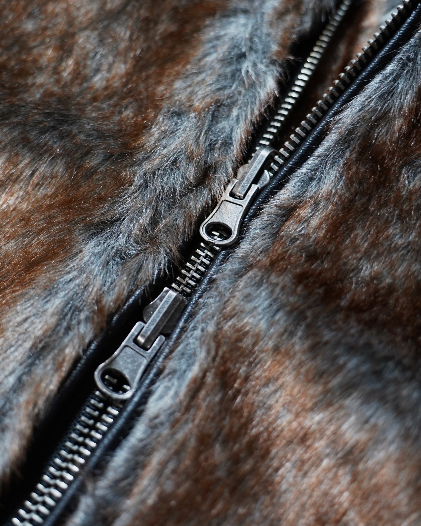 leather/fur faux reversible flight jacket (発送予定:2025年11月上旬~)