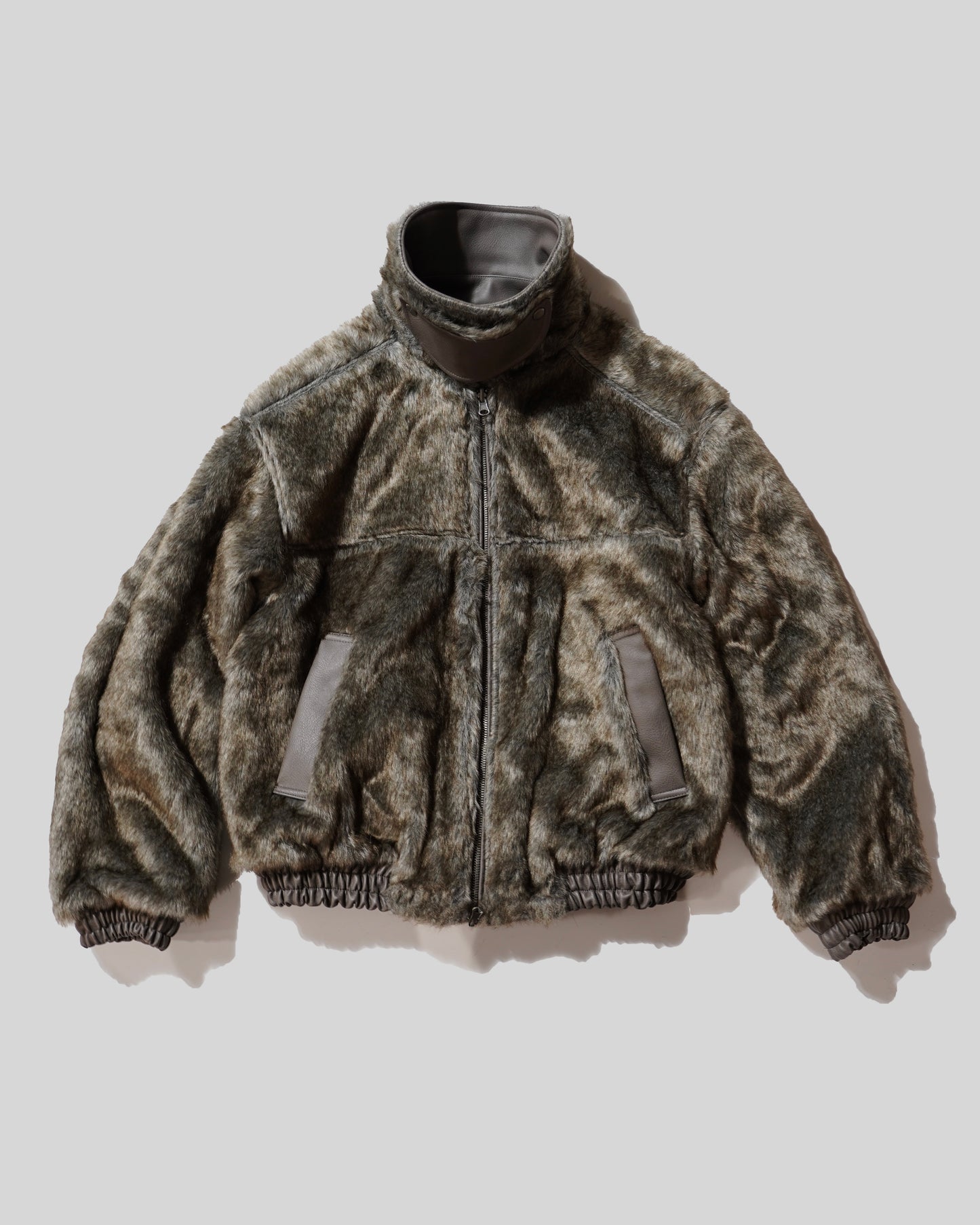 leather/fur faux reversible flight jacket (発送予定:2025年11月上旬~)