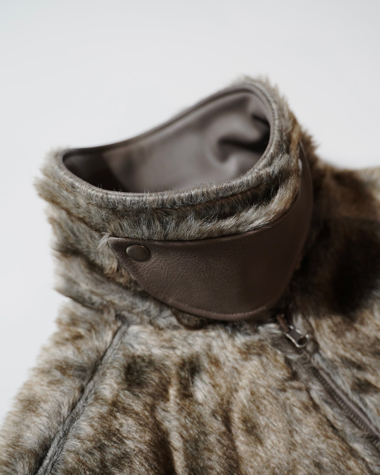 leather/fur faux reversible flight jacket (発送予定:2025年11月上旬~)