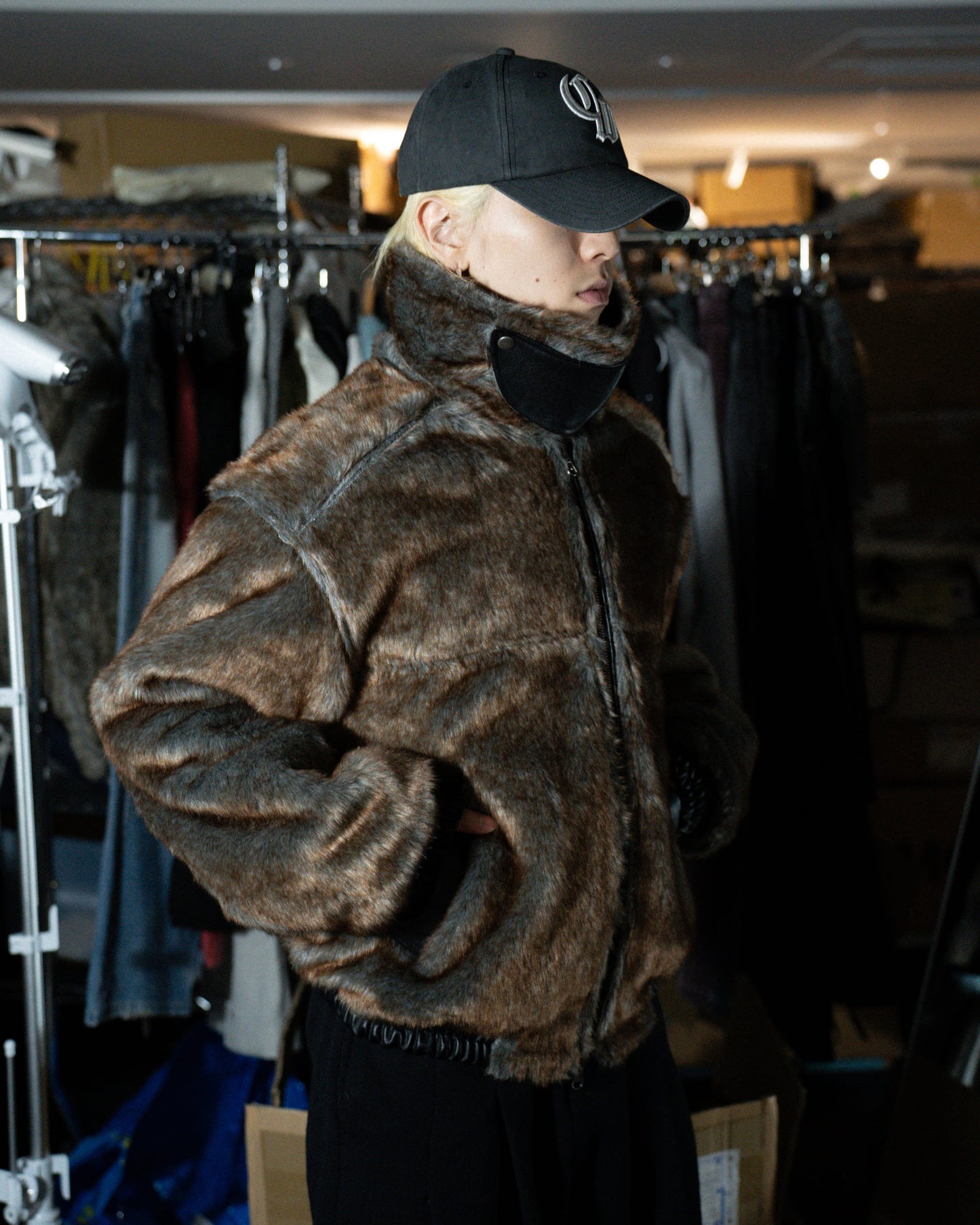 leather/fur faux reversible flight jacket (発送予定:2025年11月上旬~)