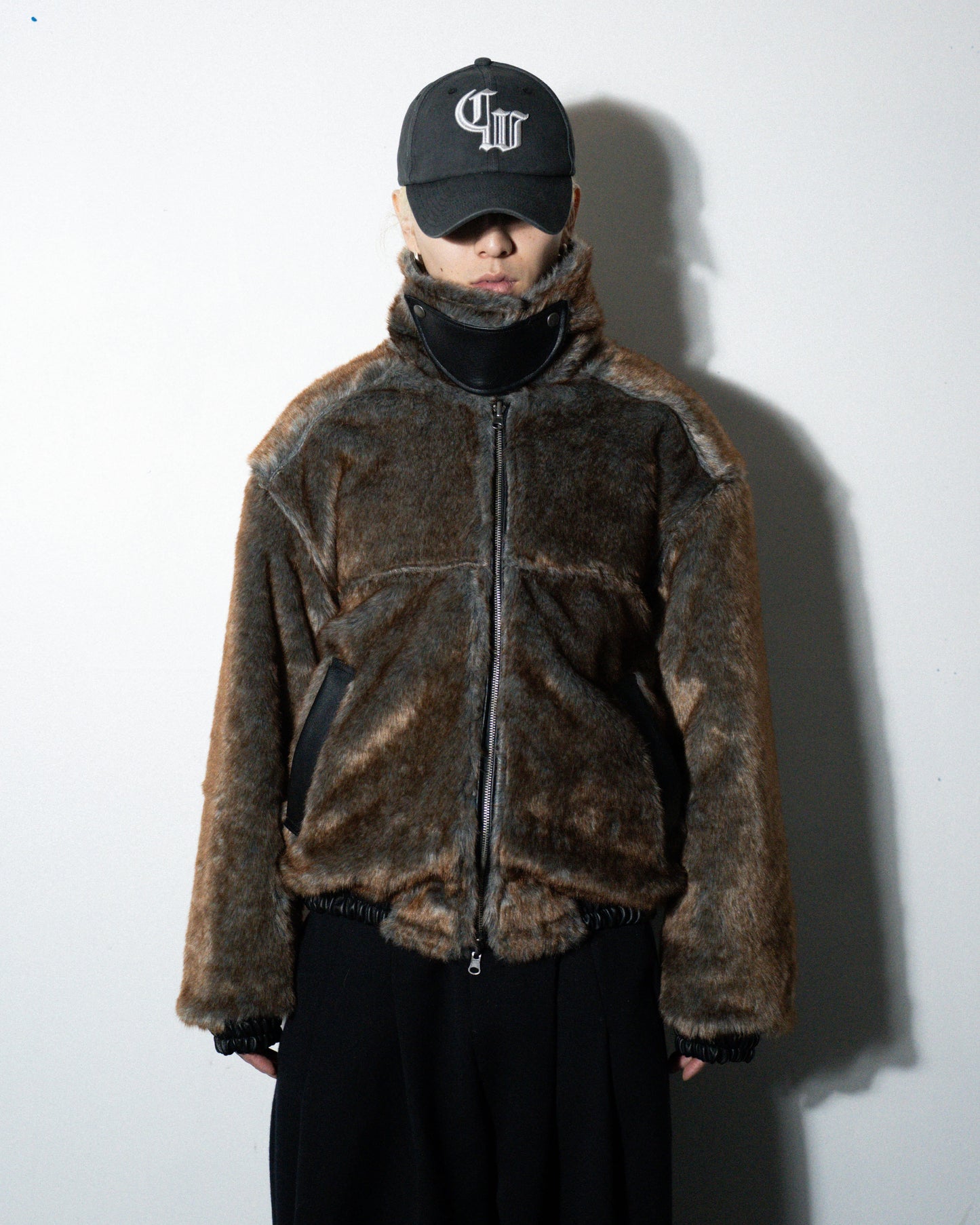 leather/fur faux reversible flight jacket (発送予定:2025年11月上旬~)
