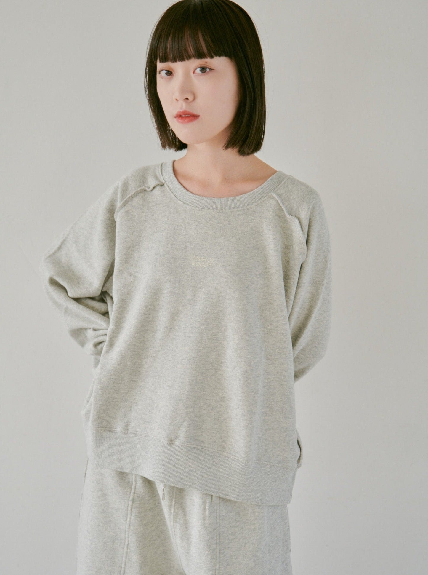reversible inside-out baggy sweat pants