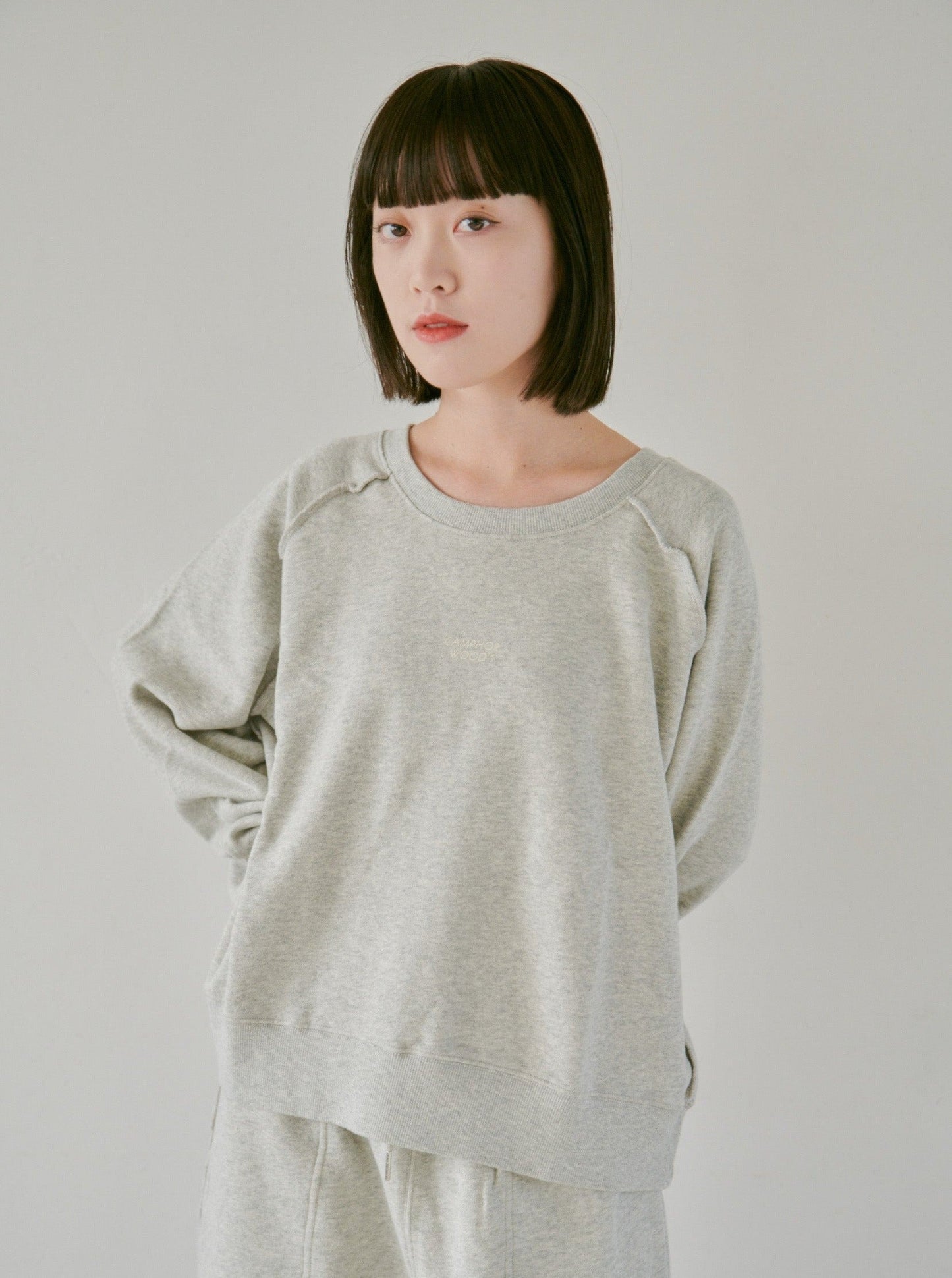 reversible inside-out wide sweat tops