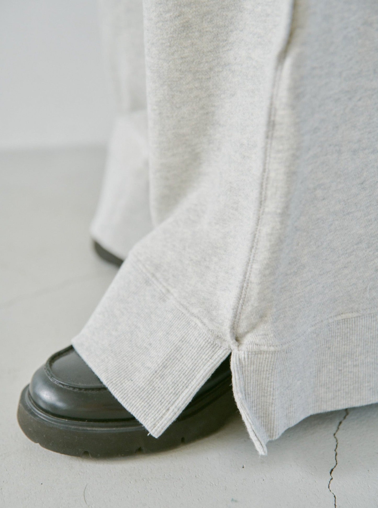 reversible inside-out baggy sweat pants