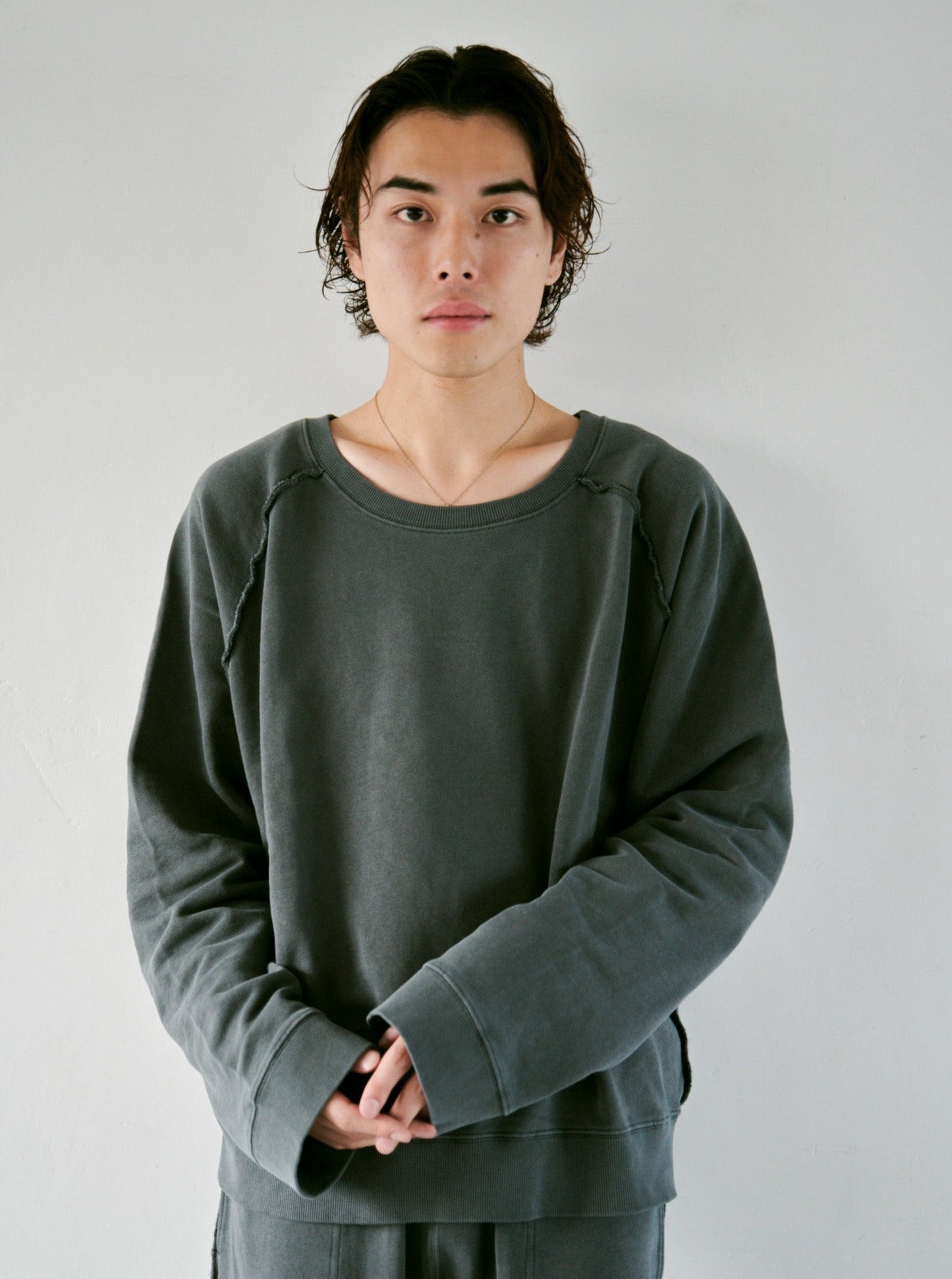 reversible inside-out wide sweat tops