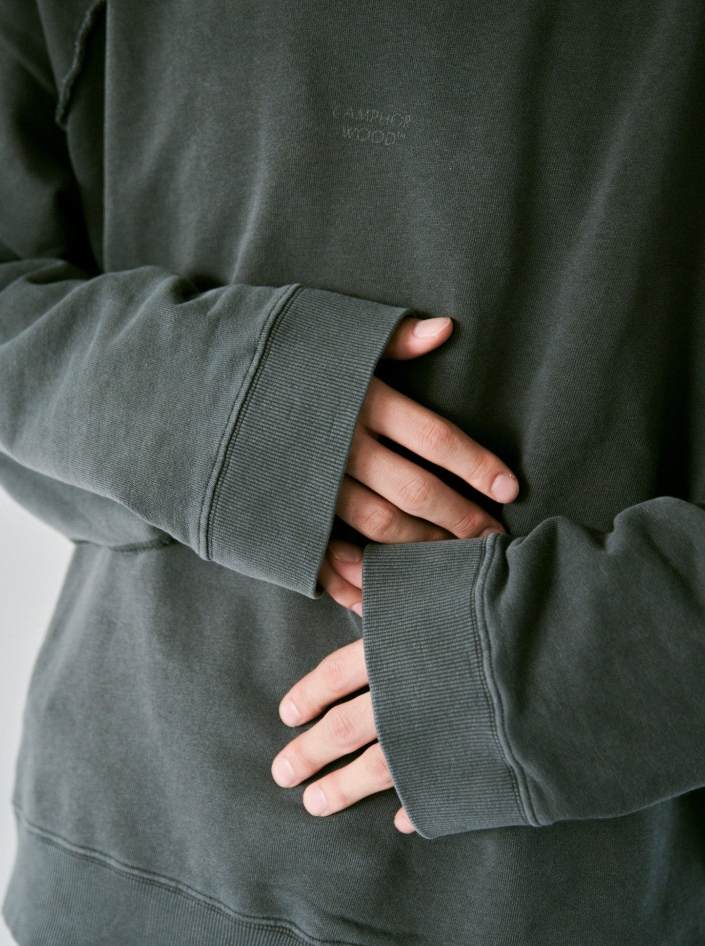 reversible inside-out wide sweat tops
