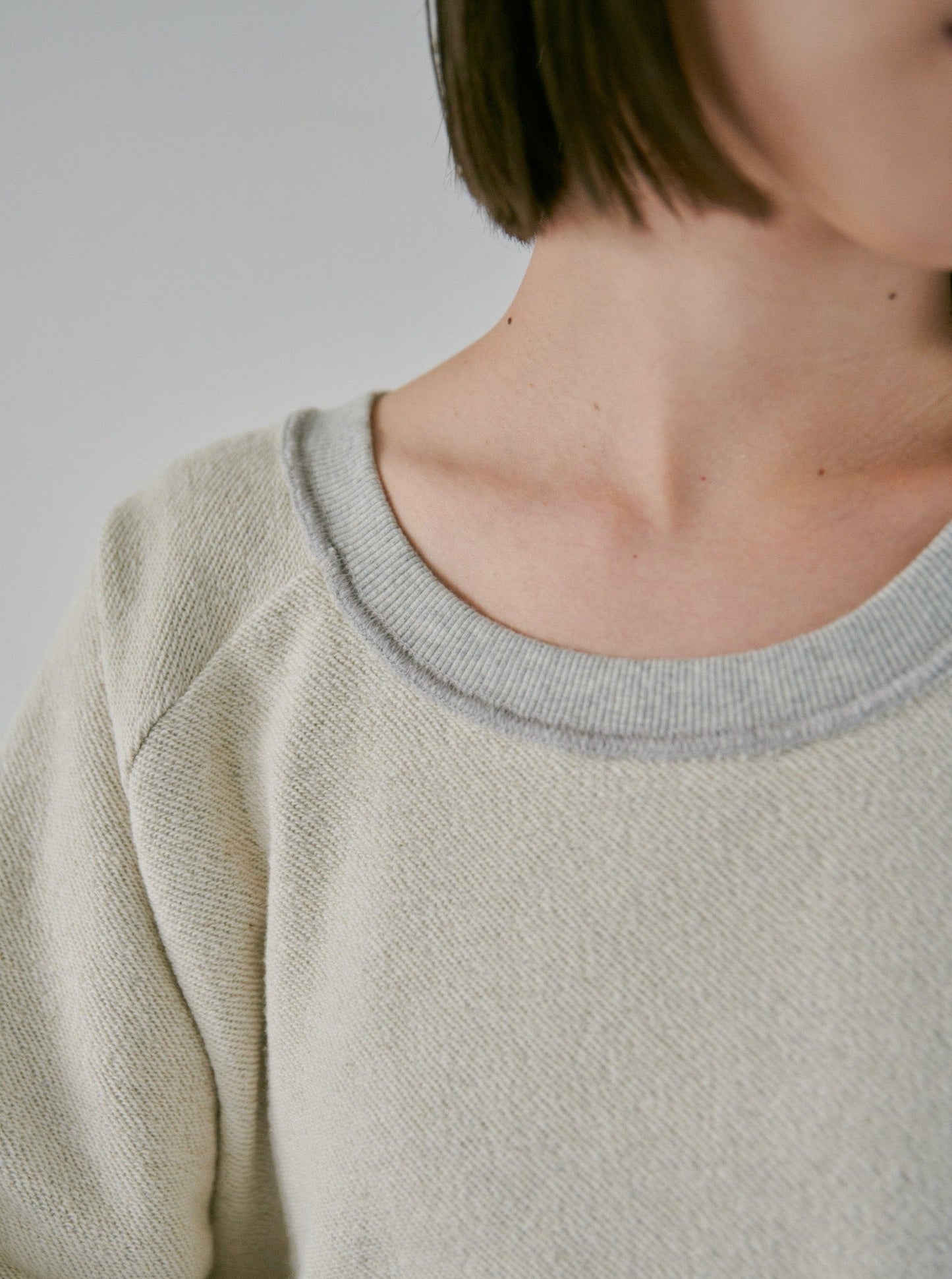 reversible inside-out wide sweat tops