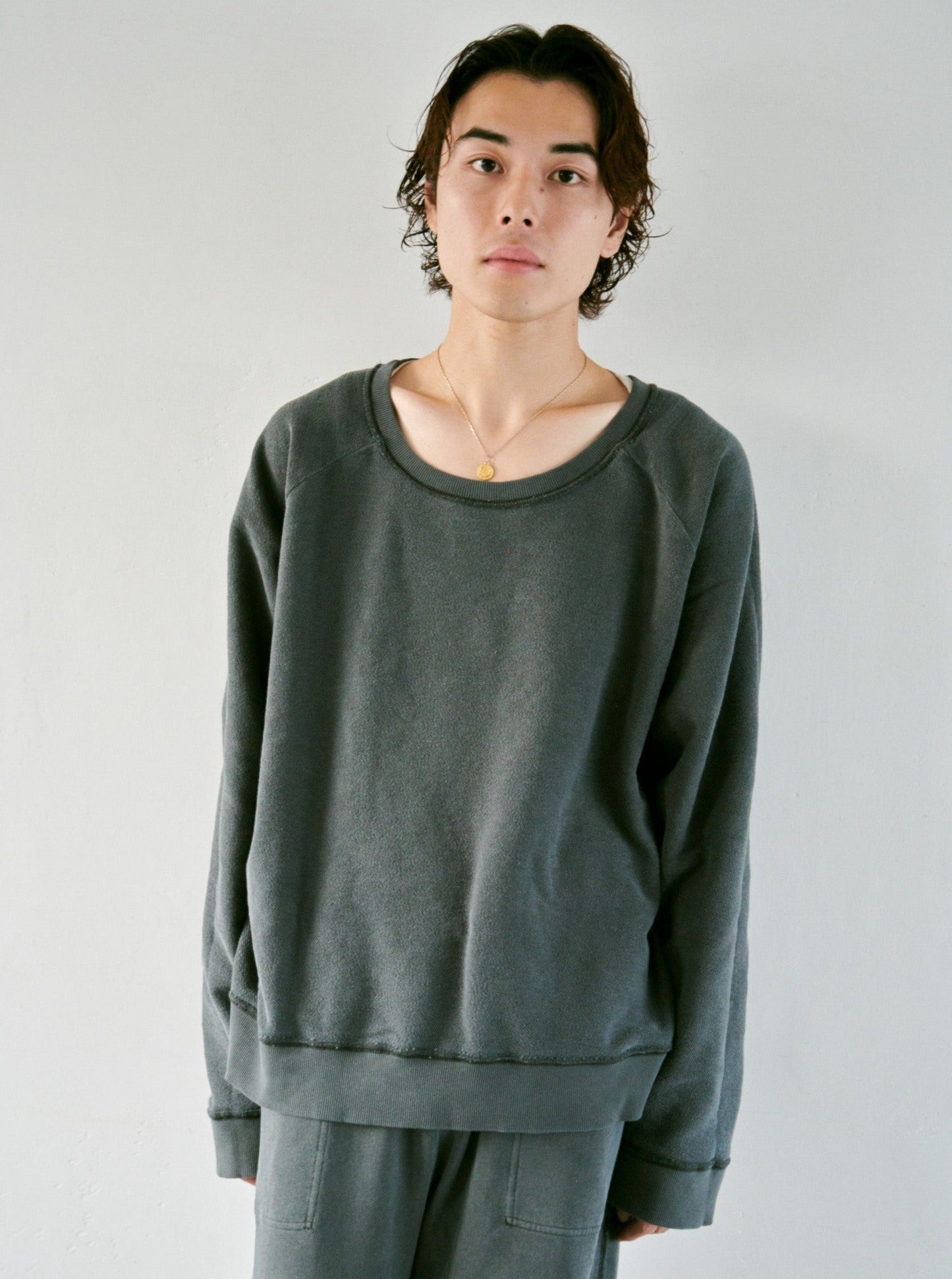 reversible inside-out wide sweat tops