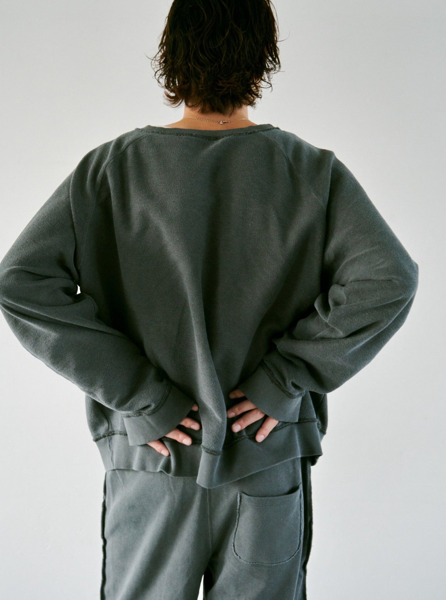 reversible inside-out wide sweat tops