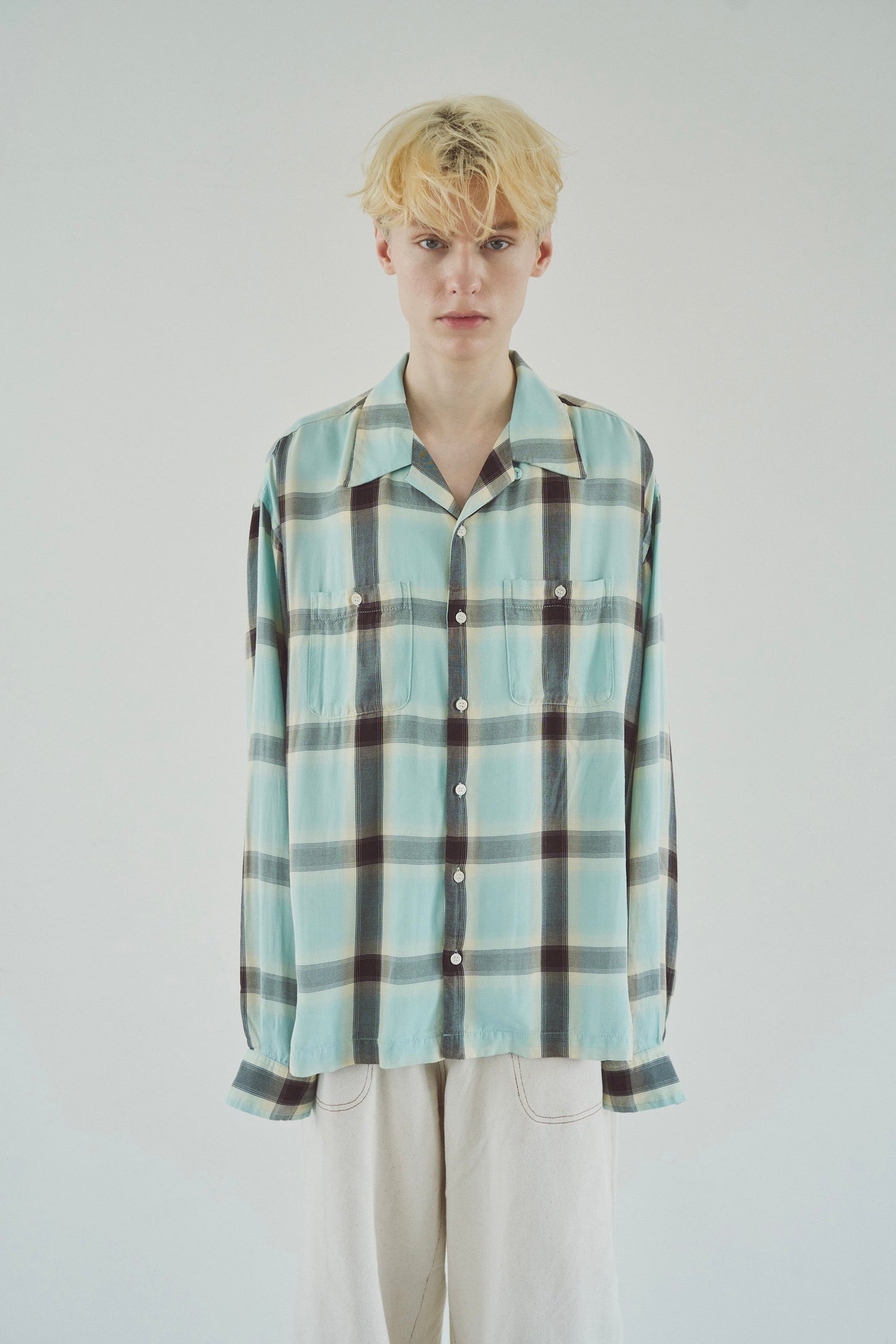 Rayon ombre original check shirts