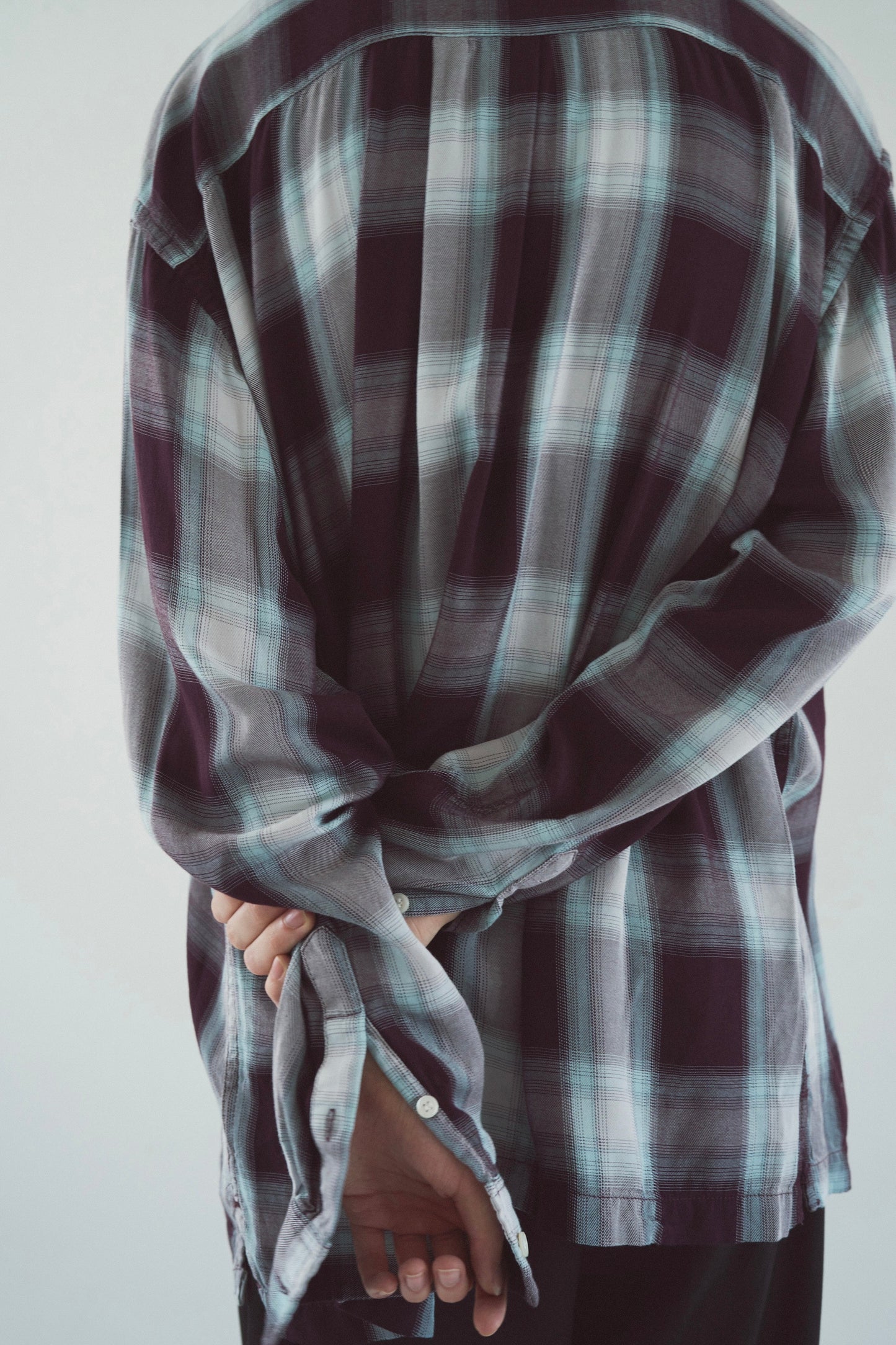 Rayon ombre original check shirts