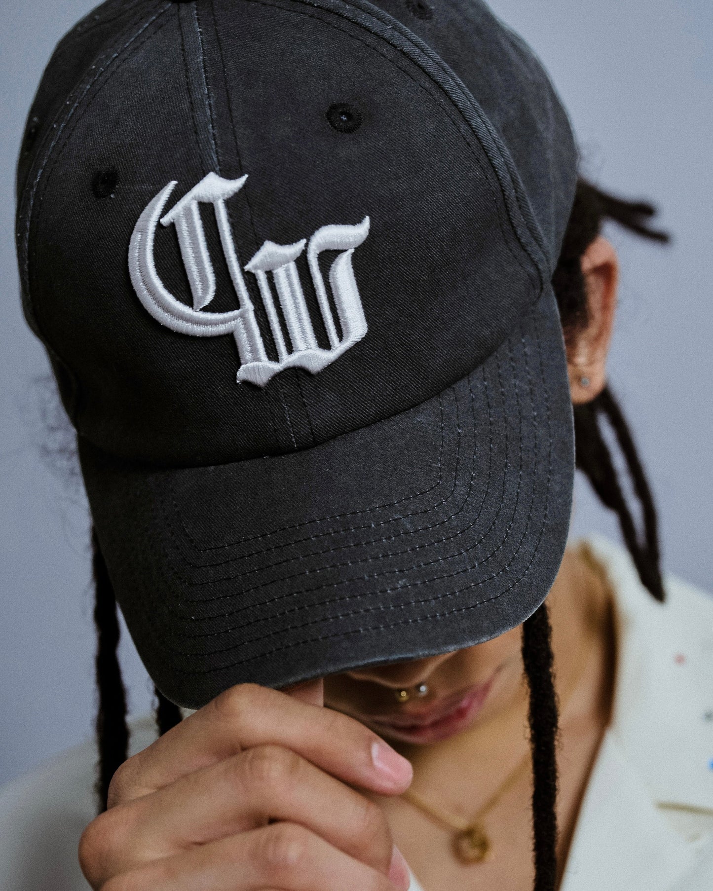 faded logo baseball cap