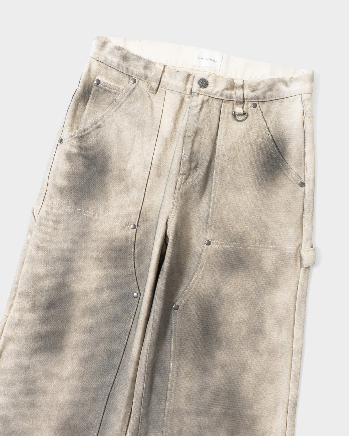 FADED DOUBLE KNEE PAINTER PANTS