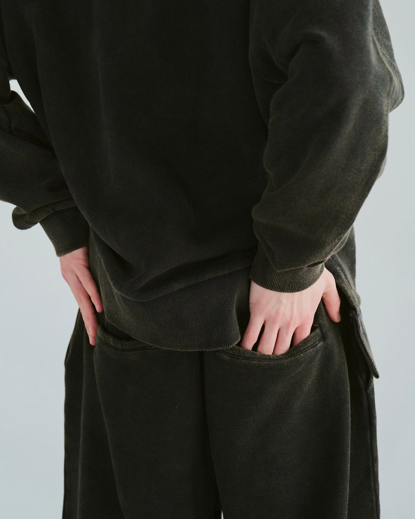 sunfade super wide baggy sweat pants