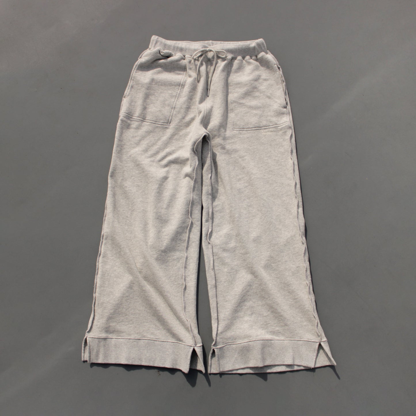 reversible inside-out baggy sweat pants