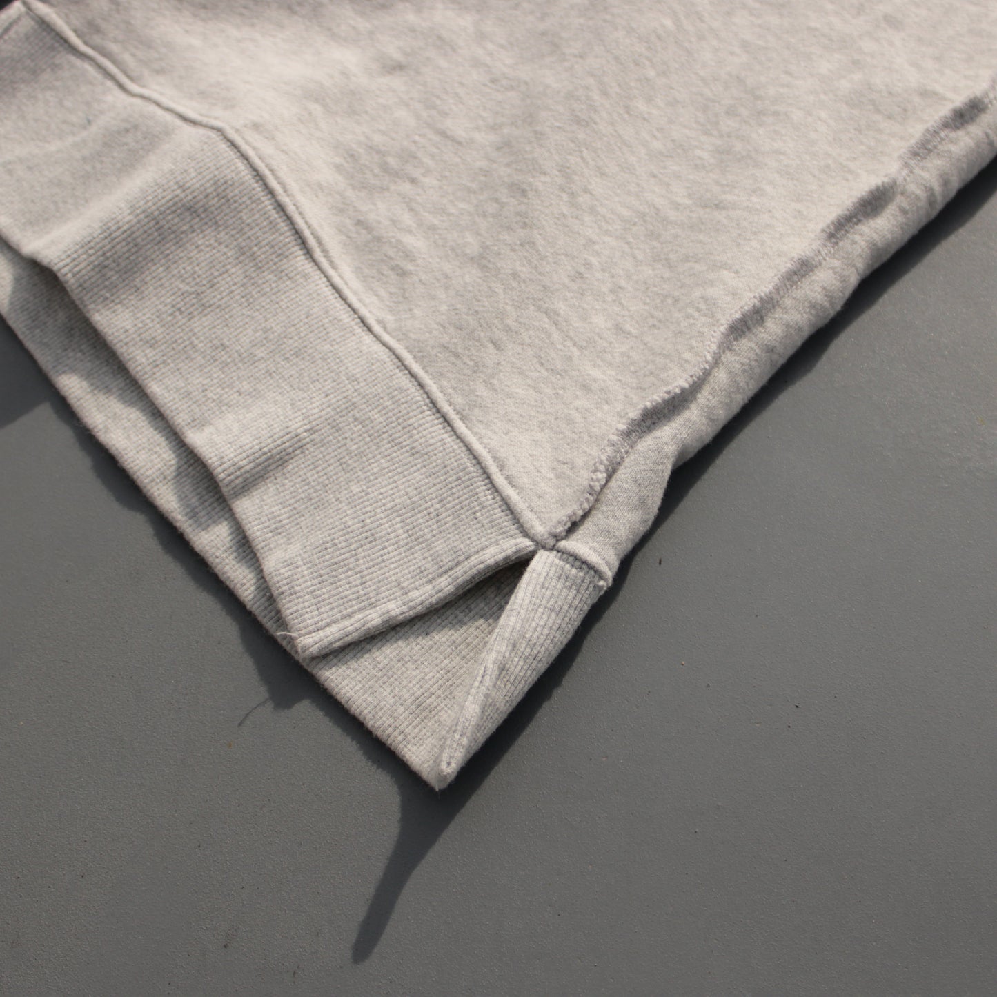 reversible inside-out baggy sweat pants