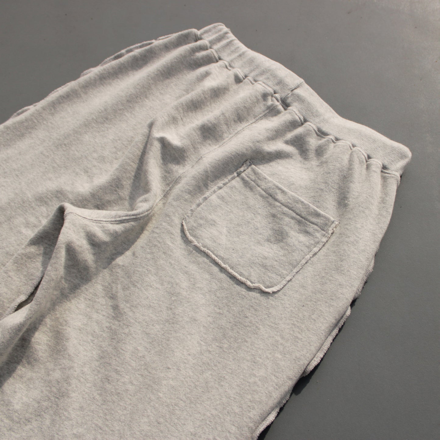 reversible inside-out baggy sweat pants