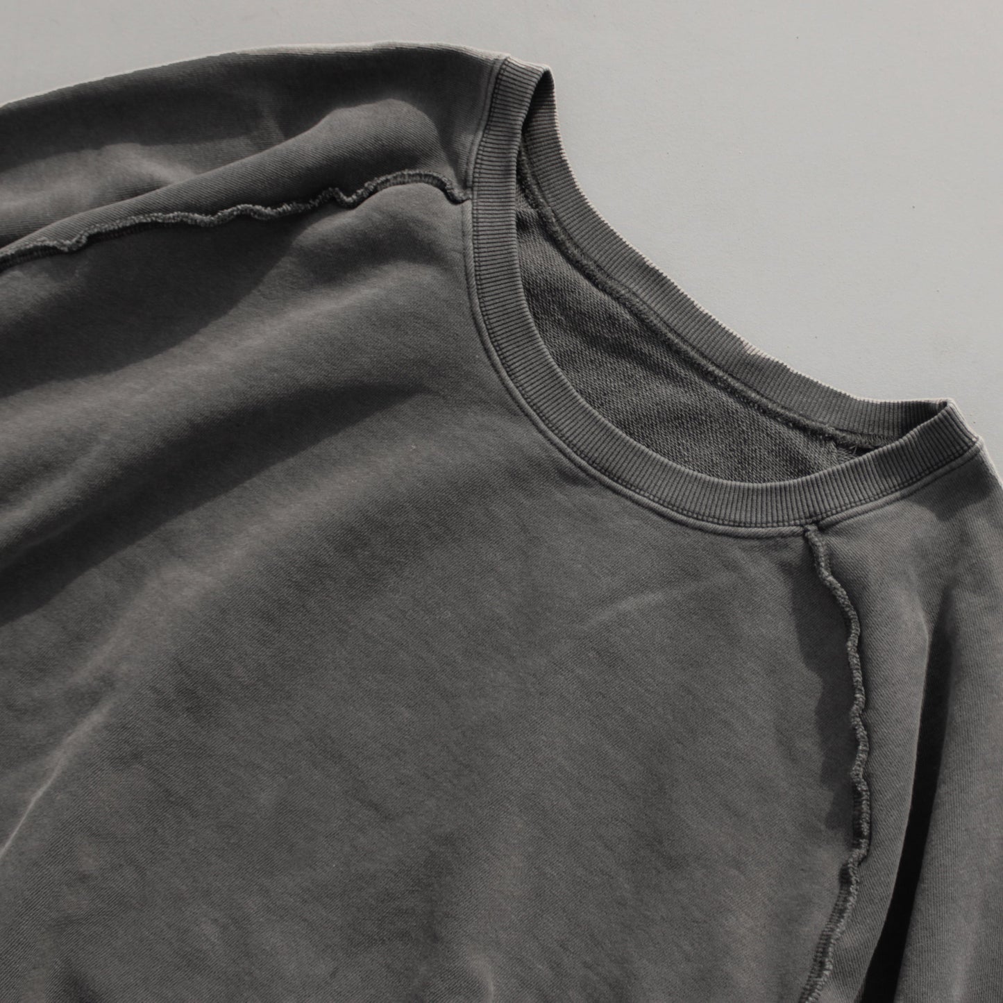 reversible inside-out wide sweat tops