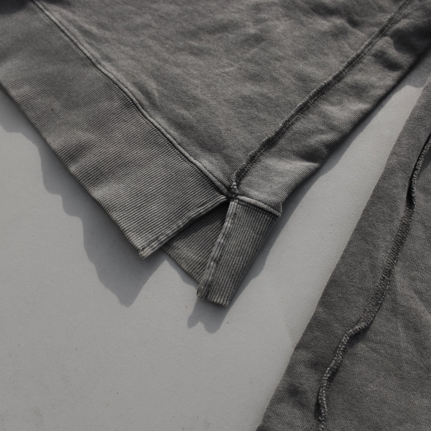 reversible inside-out baggy sweat pants