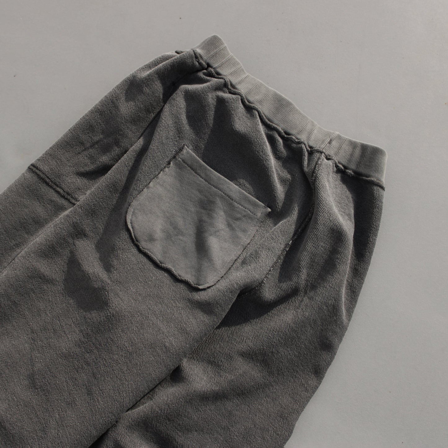 reversible inside-out baggy sweat pants