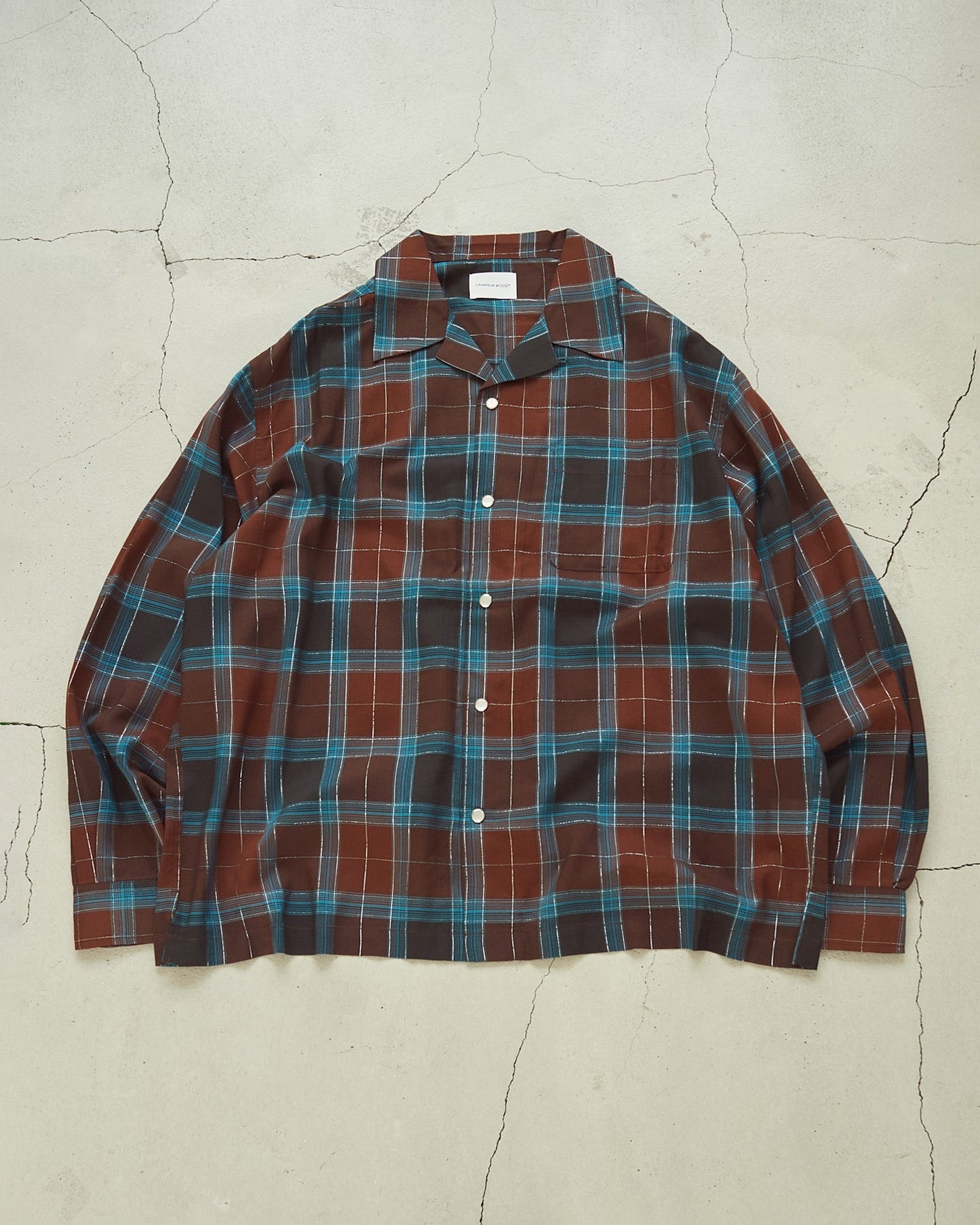 rame ombre rayon check l/s shirt
