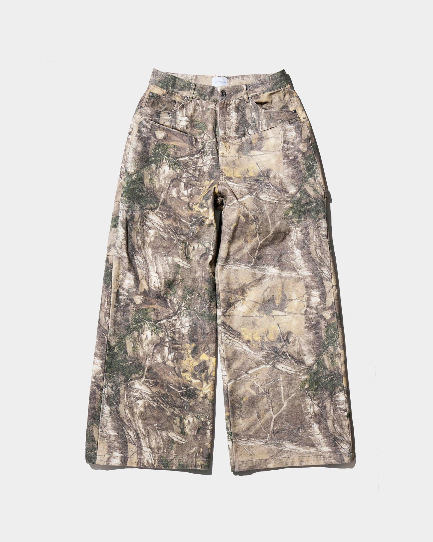 wide baggy real tree painter trousers