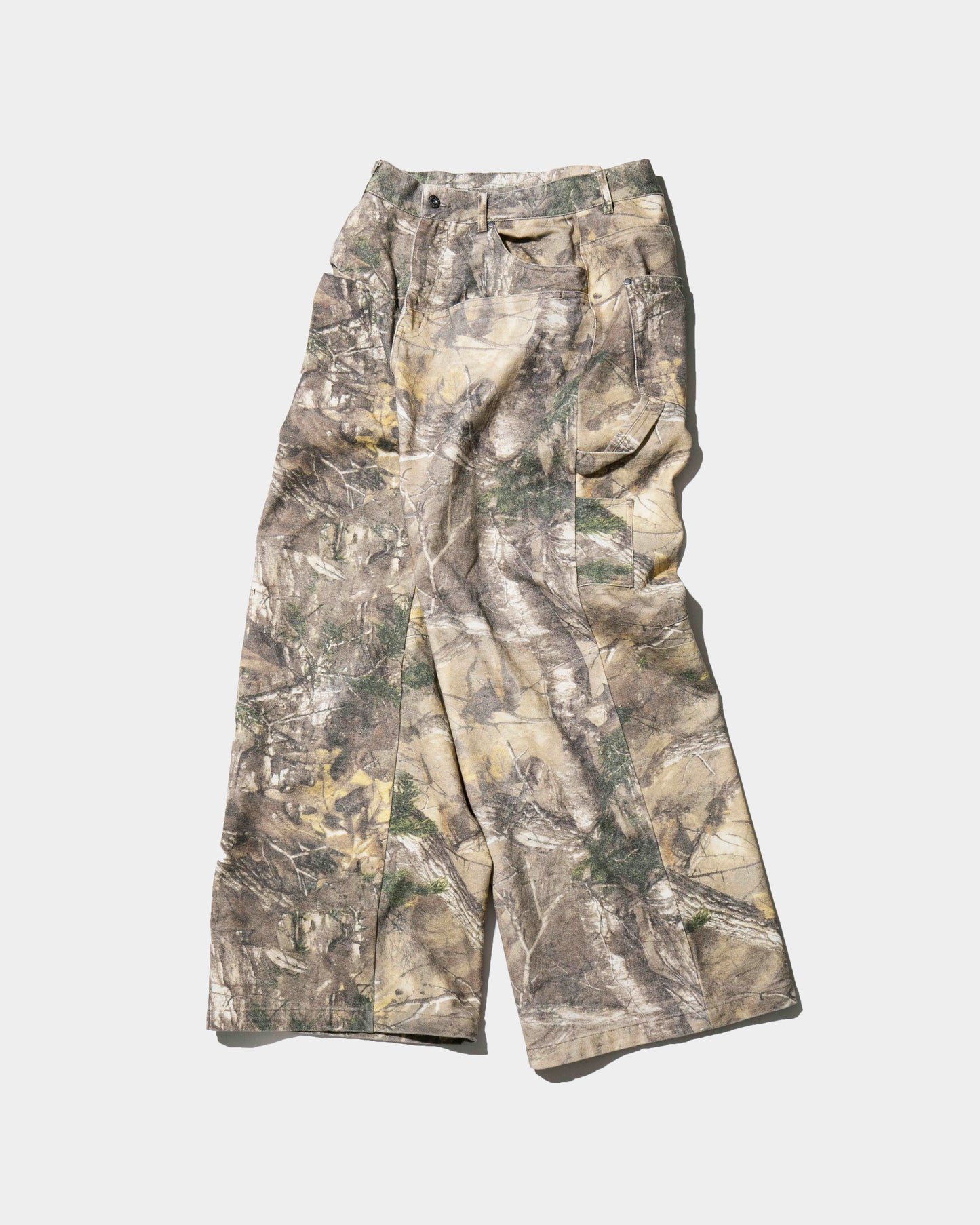 wide baggy real tree painter trousers